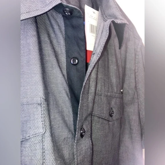 *New* Guess M/F Dobby 2 Pckt Shirt - Picture 6 of 13